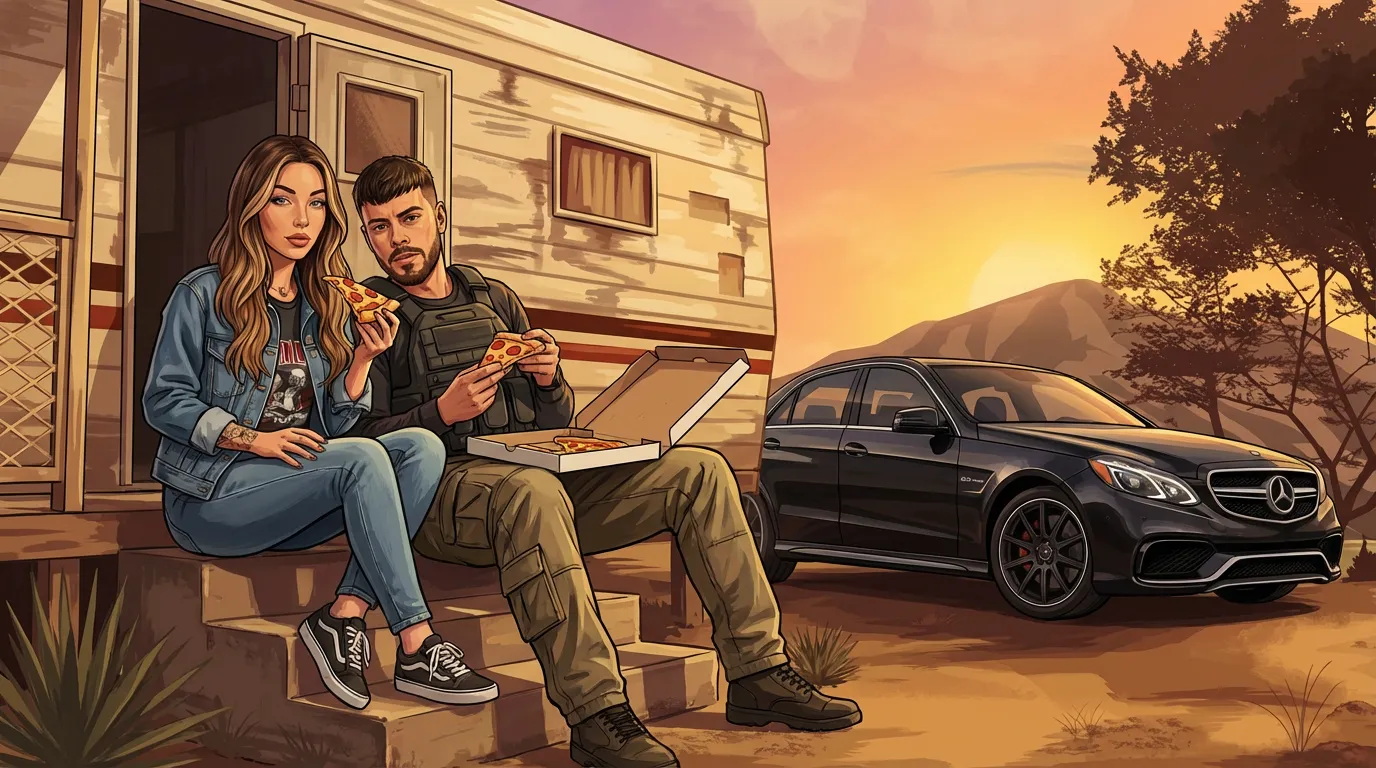 GTA stiliaus animuota drobė - SKETI